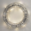 LED coroniță de Crăciun 30xLED/3xAA Ø 40 cm alb cald coroniță/argintie
