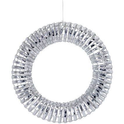 LED coroniță de Crăciun 30xLED/3xAA Ø 40 cm alb cald coroniță/argintie