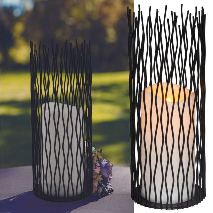 LED Lampă decorativă exterioară NYBORG LED/2xAA 35 cm IP44 alb cald