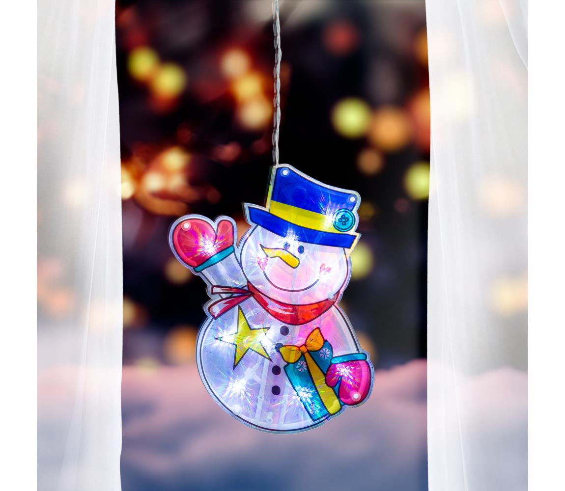 LED decoratiuni de craciun pentru geam 10xLED/3xAAA