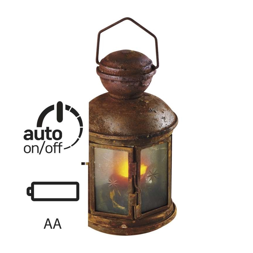 LED Felinar decorativ VINTAGE 1xLED/1,5W/3xAA