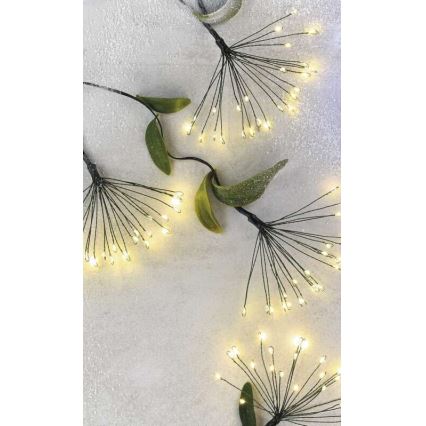 LED Ghirlandă de Crăciun 300xLED 5,2+3 m alb cald