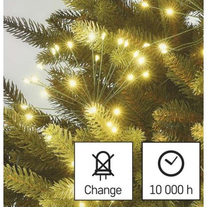 LED Ghirlandă de Crăciun 300xLED 5,2+3 m alb cald