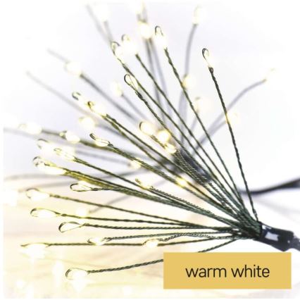 LED Ghirlandă de Crăciun 300xLED 5,2+3 m alb cald