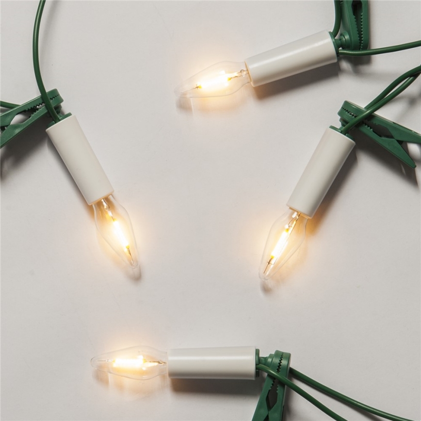 LED Lanț de crăciun FELICIA FILAMENT 10,5 m LED/0,2W/230V/14V