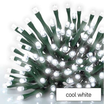 LED ghirlandă de Crăciun pentru exterior 180xLED/8 moduri 23m IP44 alb rece