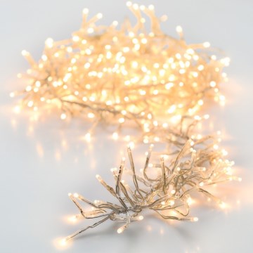 LED Ghirlandă de Crăciun pentru exterior 768xLED/230V/8 funcții 8,5 m IP44 alb cald