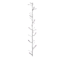 LED Ghirlandă de Crăciun pentru interior NANO 100xLED/3xAA 2,9m roz