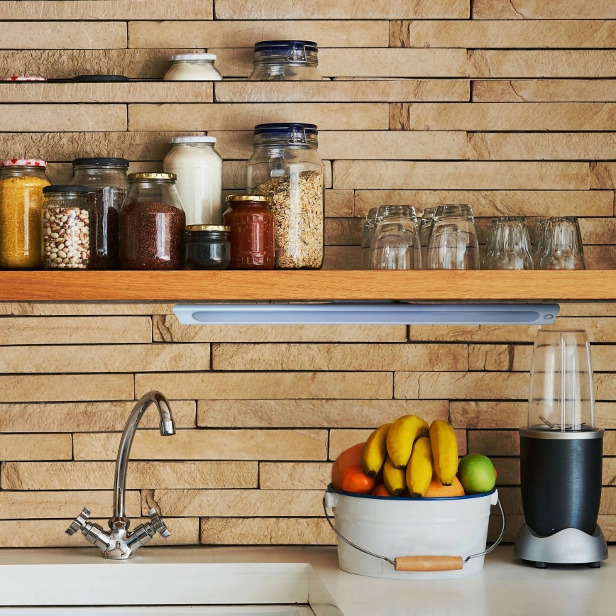 Lumină LED subliniată cu atingere și magnet, LED/2,5W/5V USB 2700/4000/6500K 1200 mAh 35 cm alb