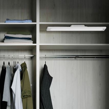 Lumină LED subliniată cu atingere și magnet, LED/2,5W/5V USB 2700/4000/6500K 1200 mAh 35 cm alb