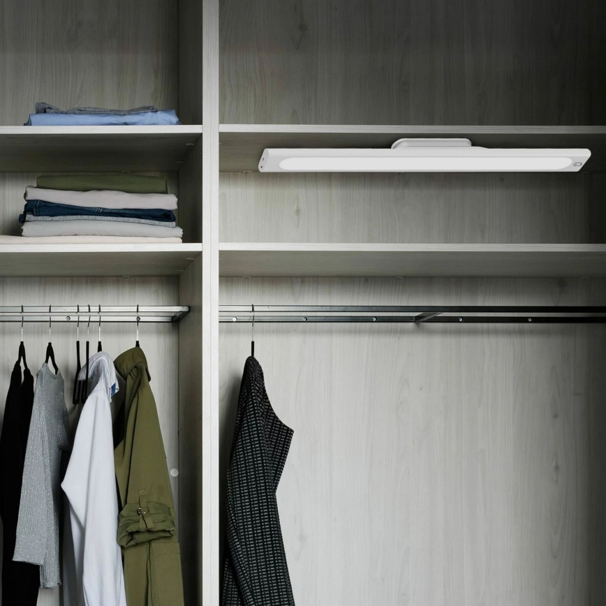 Lumină LED subliniată cu atingere și magnet, LED/2,5W/5V USB 2700/4000/6500K 1200 mAh 35 cm alb