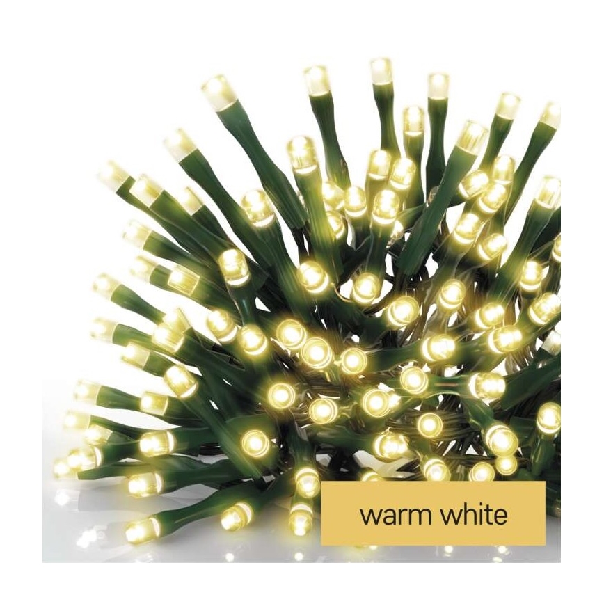 LED instalație de Crăciun pentru exterior 180xLED/23m IP44 alb cald