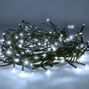 LED instalație luminoasă de exterior pentru Crăciun 200 LED-uri/8 funcții 15 m IP44 alb rece