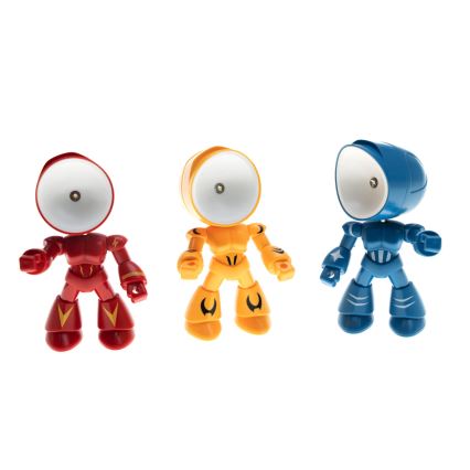 LED Lampă de birou LED/0,06W/3xLR41 robot galbenă