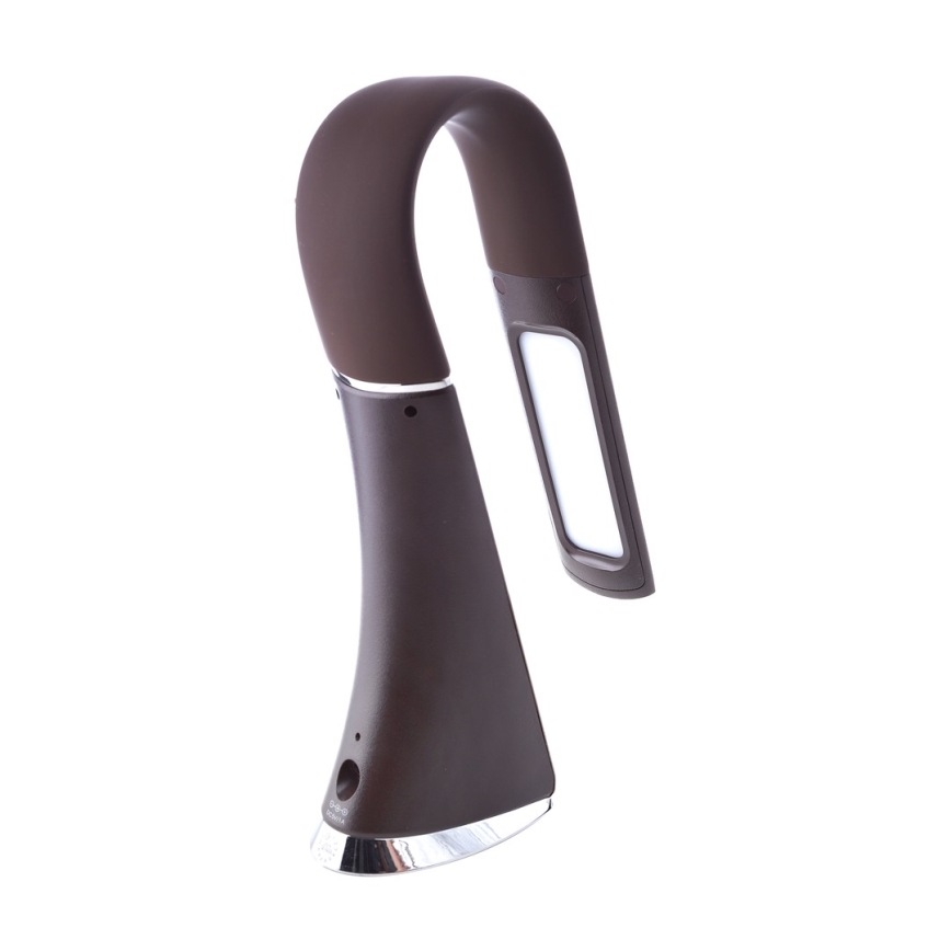 LED Lampă de masă cu display LED/6W/230V maro