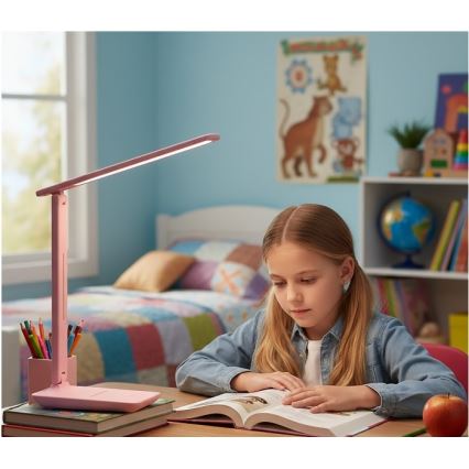 LED Lampă de masă dimerizabilă NOBLITE N LED/7W/230V 3000/4000/6500K roz