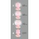 LED Lampă de seară dimmabilă pentru copii LED/2,5W/230V hipopotam roz