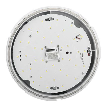 LED Lampă exterior SAMSUNG CHIP cu senzor și baterii 1xLED/15W/230V IP65