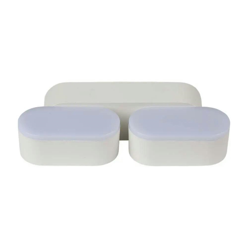 Aplica LED flexibilă de perete pentru exterior 2xLED/12W/230V IP65 gri