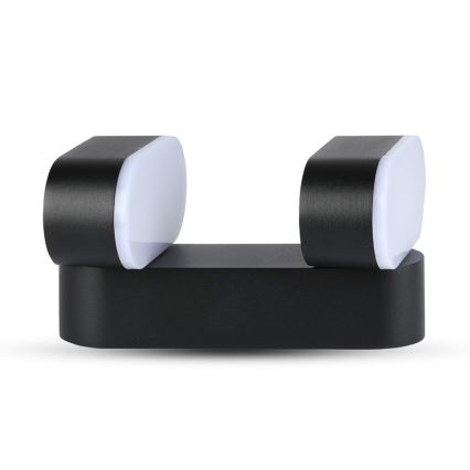 LED lampă flexibilă de perete pentru exterior 2xLED/12W/230V IP65 negru