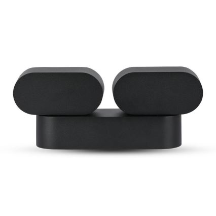 LED lampă flexibilă de perete pentru exterior 2xLED/12W/230V IP65 negru