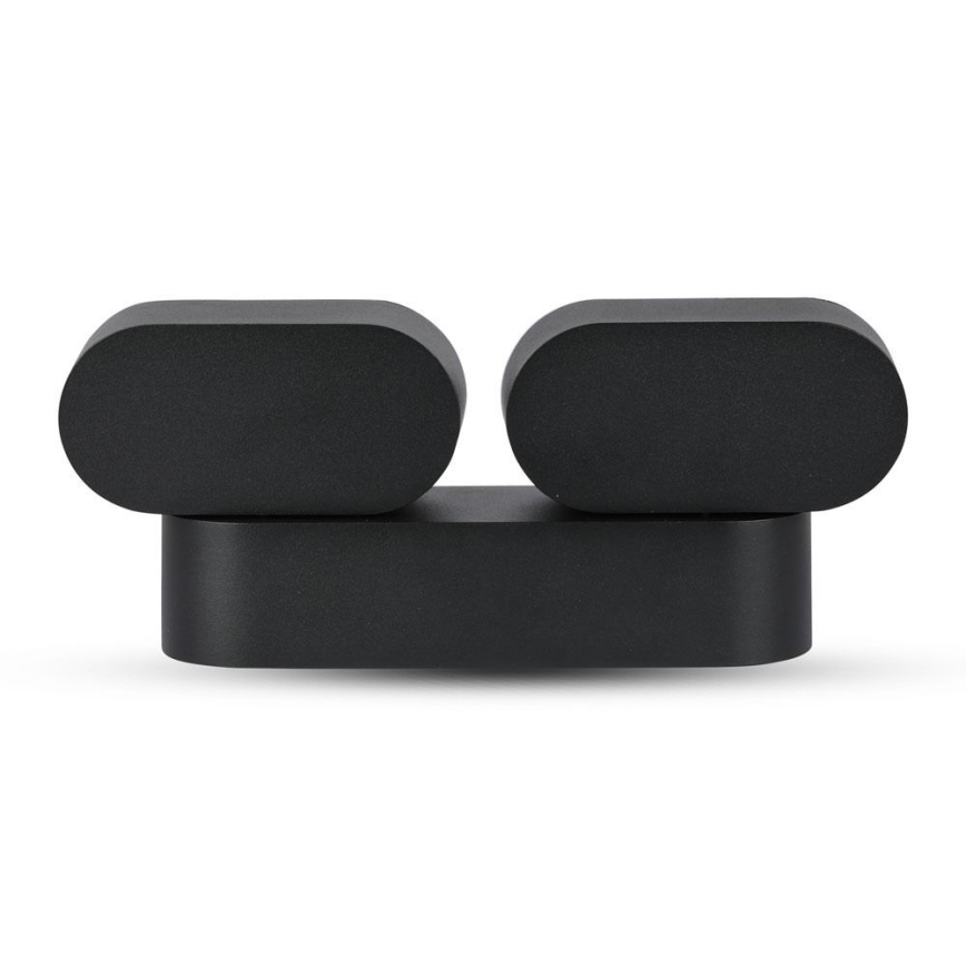 LED lampă flexibilă de perete pentru exterior 2xLED/12W/230V IP65 negru