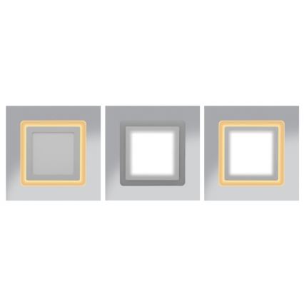 LED Lampă încastrată DUO LED/12W/230V + LED/4W