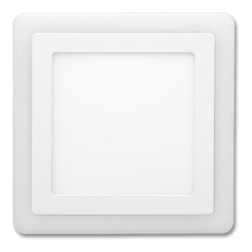 LED Lampă încastrată DUO LED/18W/230V + LED/6W