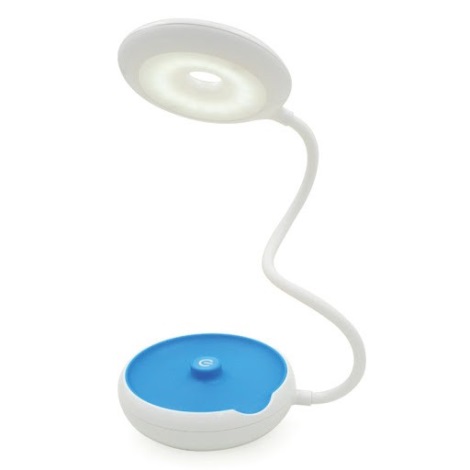 LED Lampă portabilă LED/3,5W/4xAAA/USB albastru