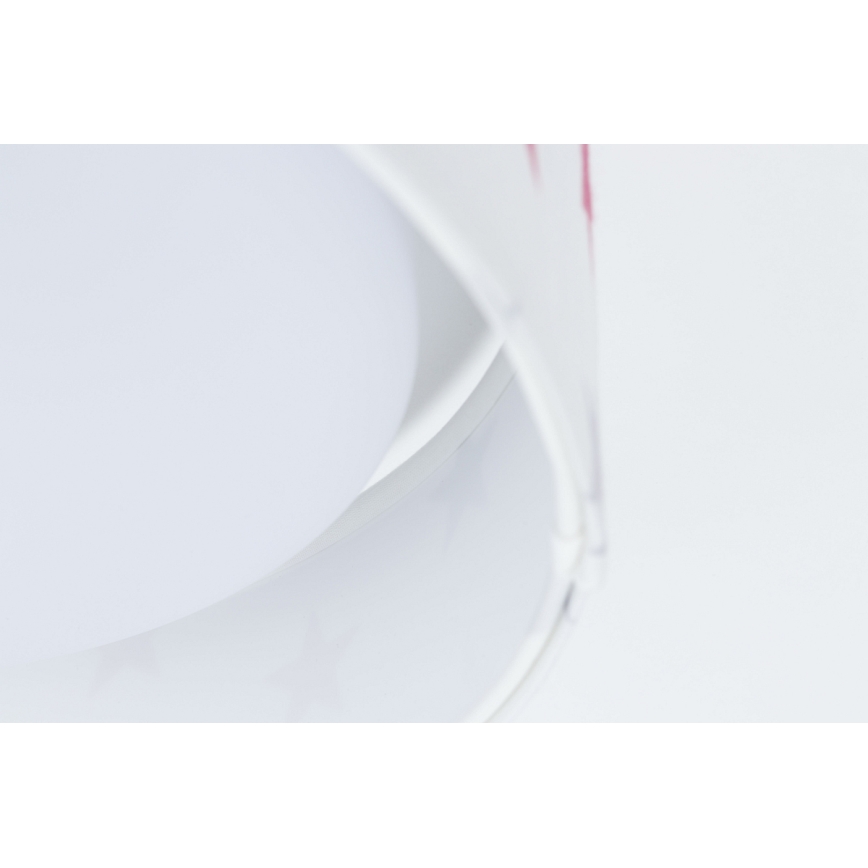 Lumină de plafon LED reglabilă pentru copii SMART GALAXY KIDS LED/24W/230V 3000-6500K stele alb/roz/gri + telecomandă