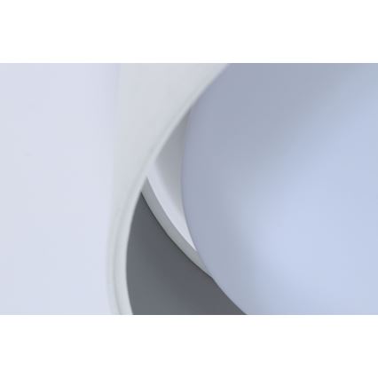 Lumină de plafon LED reglabilă SMART GALAXY LED/24W/230V diametru 45 cm 2700-6500K Wi-Fi Tuya alb/argintiu + telecomandă