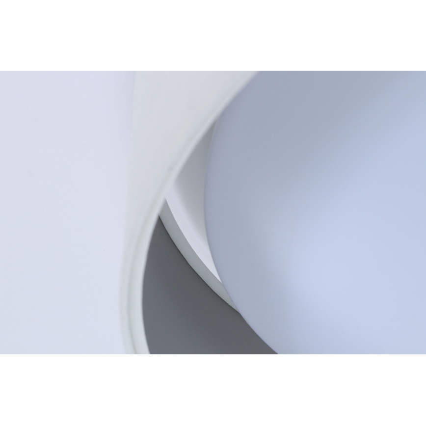 Lumină de plafon LED reglabilă SMART GALAXY LED/24W/230V diametru 45 cm 2700-6500K Wi-Fi Tuya alb/argintiu + telecomandă