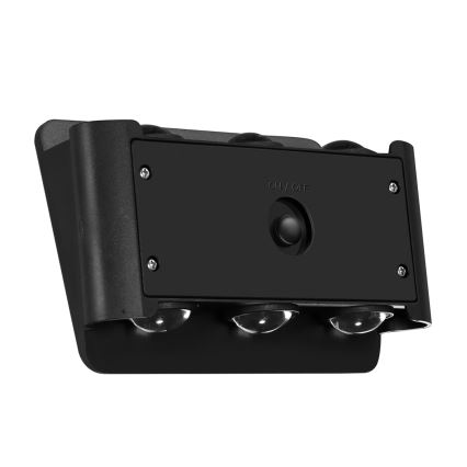 Lumină solară de perete LED ALF LED/4W/1200 mAh 6000K IP54 negru