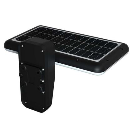 Lumină solară LED de perete cu senzor LED/15W/3,2V 4000K/6000K IP65 6000 mAh negru