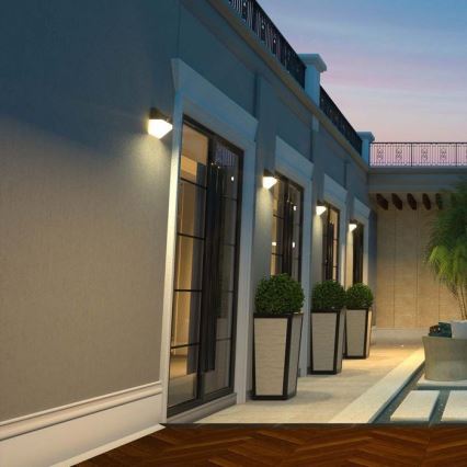 Lumină solară LED de perete cu senzor LED/2W/3,7V 4000K IP65 1200 mAh