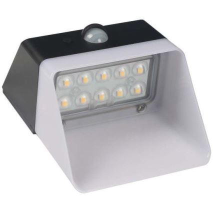 Lumină solară LED de perete cu senzor LED/2W/3,7V 4000K IP65 1200 mAh
