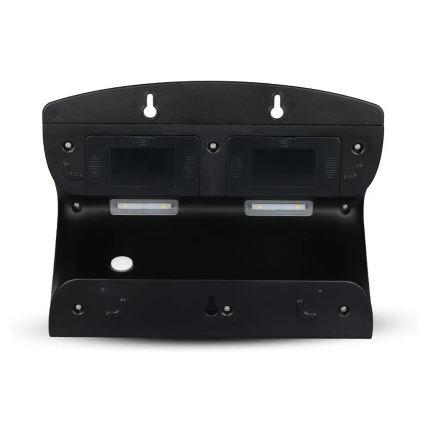 Lumină solară LED de perete cu senzor LED/7W/3,7V 4000K IP65 4000 mAh negru