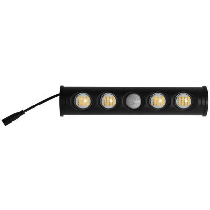 Lumină solară LED de perete cu senzor LED/8W/3,7V IP65 4000K 4000 mAh