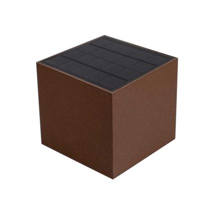 Lumină solară LED de perete cu senzor LED/9W/3,7V 3000/4000/5000K 2600 mAh IP65 maro