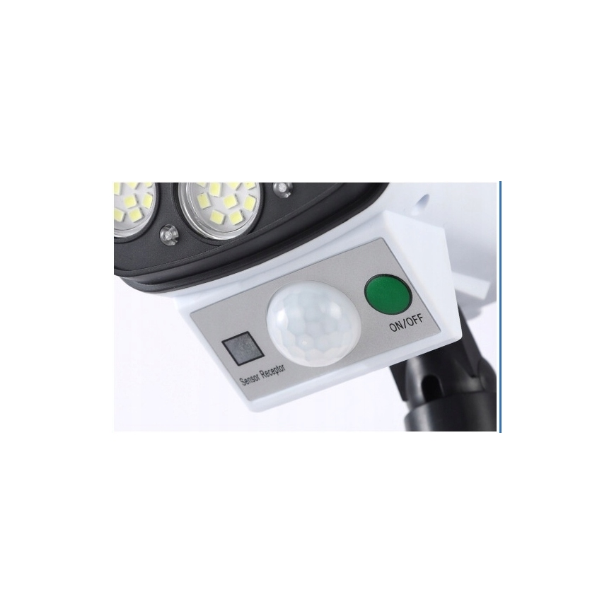 Cameră de supraveghere solară LED decorativă cu senzor KAMERA LED/1W/3,7V 1200 mAh IP44 + telecomandă