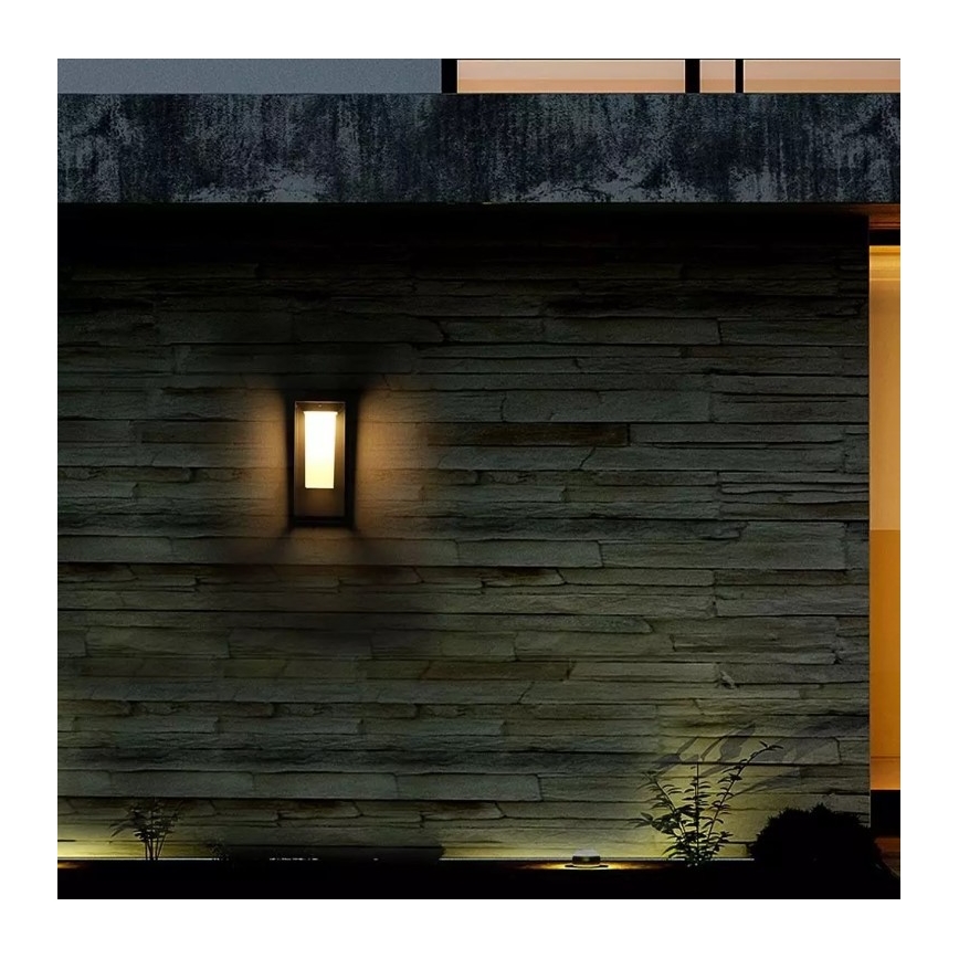 Lumină solară de perete cu LED și senzor, cip SAMSUNG LED/2W/3,7V IP65 2600 mAh