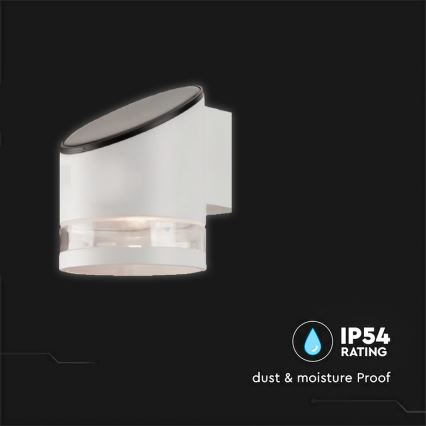 LED Lampă solară de perete pentru exterior LED/1W/3,7V 3000K IP54 1200 mAh albă