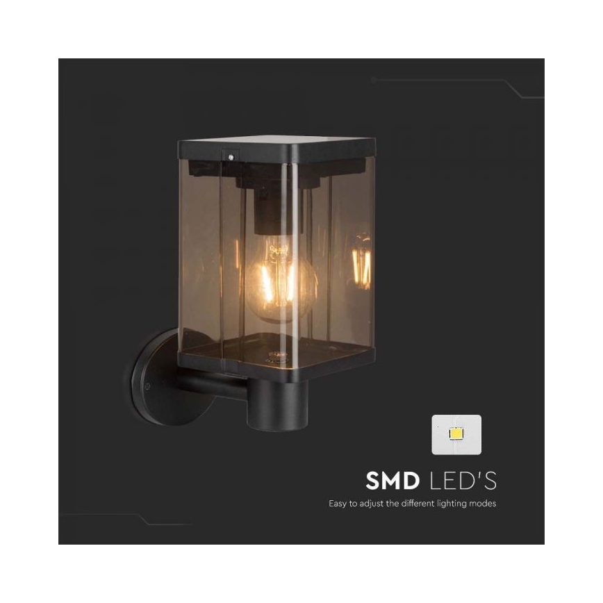 Lampă solară LED de perete pentru exterior cu senzor LED/2,5W/3,7V 3000K IP54 2000 mAh