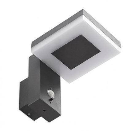 LED Lampă solară de perete pentru exterior cu senzor LED/5,5W/3,7V 3000K IP54 2200 mAh