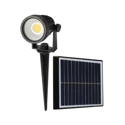 Lumină solară LED SPIKE LED/2W/5,5V IP65 6400K 1200 mAh
