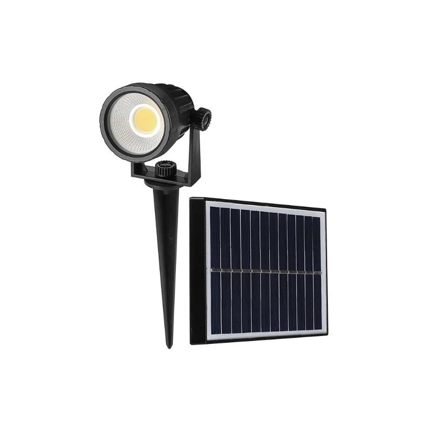 Lumină solară LED SPIKE LED/2W/5,5V IP65 6400K 1200 mAh