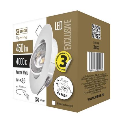 LED Lampă spot Exclusive LED/5W/230V 4000 K