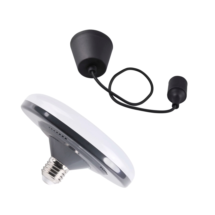 LED Lampa suspendata KIKI 1xE27/10W/230V negru