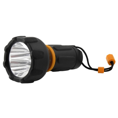 LED Lanterna 2v1 HS5988L 3xLED/3xAA negru 150 mm