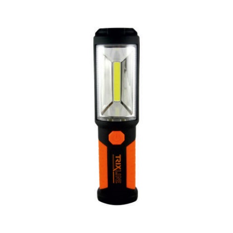 LED Lanternă LED+COB/3W/3xAA portocaliu